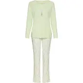LASCANA Pyjama kitti / vihreä / pastellinvihreä / laventeli