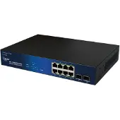 ALLNET 209904, Hallittu, Gigabit Ethernet (10/100/1000), Täysin kaksipuolinen, Power over Ethernet -tuki (ALL-SG8310v2PM)