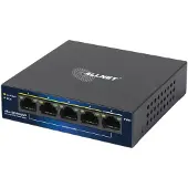 ALLNET 215400, Hallitsematon, L2, Gigabit Ethernet (10/100/1000), Power over Ethernet -tuki, Työpöytä-/seinäkiinnitys, Seinäkiinnitteinen (ALL-SG8005P)