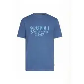 Signal Finnsi Front Print Tee + - Blue - M