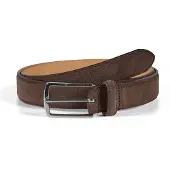 Howard London Suede Leather Belt Jack - Brown - 90