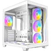 Antec C5 -miditornikotelo RGB-valaistuksella, valkoinen