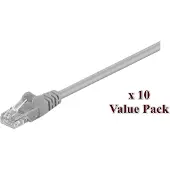 Microconnect Cat5e U/UTP RJ45 5m -verkkokaapeli, harmaa