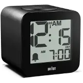 Braun 60077 Musta herätyskello, suuri näyttö
