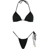 Acuarela Brand Bikini 'Rio Triangle Bikini Set' musta