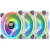 Thermaltake Riing Trio 12 RGB Radiator Fan White TT Premium Edition, Tuuletin, 12 cm, 500 RPM, 1500 RPM, Valkoinen (CL-F126-PL12SW-A)