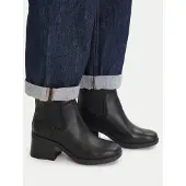 Timberland for woman. TB0A424XW021 Bellevaux Chelsea boots in black leather (39.5 W), 3 to 5 cm, None, Casual