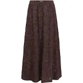 Object Objbianca Mw Lo Long Skirt Noos - Brown - L