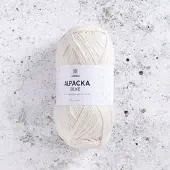 Järbo Garn AB Alpacka Silke 50g White Milk (00) Järbo