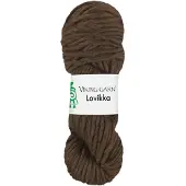 Viking Garn Lovikka 100 g Ruskea 208