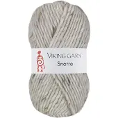 Viking Garn Snorre 100 g Vaaleanharmaa Tweed 201