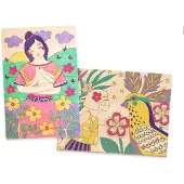 Adlibris Luo kuvia puulevyille Djeco-tusseilla