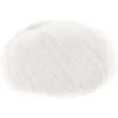 Adlibris Silk Mohair 25 g Bianco 6027 Lana Gatto