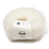Adlibris Silkki-Mohair Fluff 25 gr Fresh Milk white A777