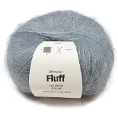 Adlibris Silkki-Mohair Fluff 25 gr Rainy Picnick grey A778