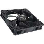 Silverstone Shark Force 140, 140mm PWM-laitetuuletin, musta