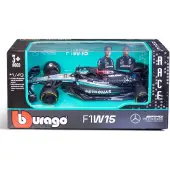 Adlibris BBurago 1:43 Mercedes-AMG F1 W15 2024 George Russell