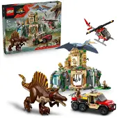 LEGO Jurassic World 76976 Spinosauruksen ja Quetzalcoatlusin pako lentäen