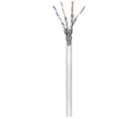 Microconnect Cat6 S/FTP 100m -verkkokaapeli, valkoinen