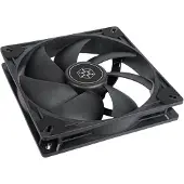 Silverstone VISTA 140, 140mm PWM-laitetuuletin, musta