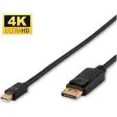 Microconnect Mini DisplayPort – DisplayPort -kaapeli, jossa 4K, 3 m, musta