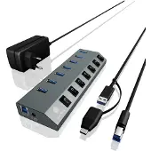 Icy Box 7 Port USB 3.0 hub and charger
