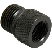 Bitspower Matt Musta E-Adapter G3/8" to IG1/4"