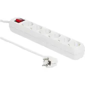 Microconnect Power strip 6 outlets 10 m white (GRU00610W)