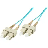 Microconnect OM3 SC-SC 1m -valokuitukaapeli, sininen