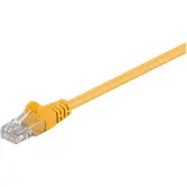 Microconnect Cat5e U/UTP RJ45 20m -verkkokaapeli, keltainen