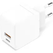 CoreParts MBXUSB-AC0004 mobiililaitteen laturi Universaali Valkoinen AC Pikalataus Sisätila