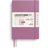 Adlibris Weekly Planner & Notebook 18m 26-27 A5 Soft Dusty Rose Leuchtturm1917