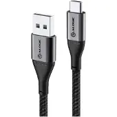 Alogic ULCA2030-SGR USB-C – USB-A -kaapeli, 0,3 m, harmaa
