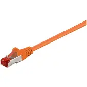 Microconnect Cat6 S/FTP RJ45 25m -verkkokaapeli, oranssi