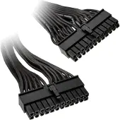 Silverstone Power cable 24 Pin ATX zu 24 Pin Kabel 350mm - schwarz