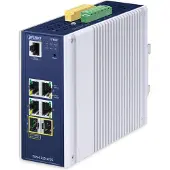 Planet TSN-5225-4T2S, Hallittu, L2+, Gigabit Ethernet (10/100/1000), Täysin kaksipuolinen, Seinäkiinnitteinen