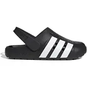 Adidas Puukengät & Crocs-jalkineet 'Adilette 2.0' musta / valkoinen