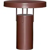 Hubsch BringMe kannettava pöytälamppu Metallinen burgundy, 28 cm