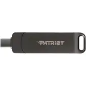 Patriot Flashdrive PATRIOT Rage R550 32GB 100 MB/S USB A+C kääntyvä Design (PE32GR550DSAD) Musta