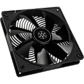 Silverstone Air Penetrator 140i, 140mm laitetuuletin, musta