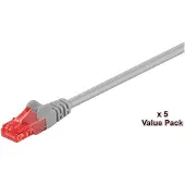 Microconnect Cat6 UTP RJ45 15m -verkkokaapeli, harmaa