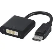 Microconnect Active Adapter DP - DVI-D M-F -adapteri, Musta