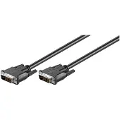 Microconnect MONCCS1 DVI-D Single Link -kaapeli, 1 m, musta