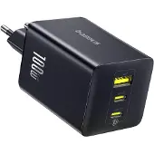 Baseus EnerFill FE11 100W 2xUSB-C + USB-A Musta