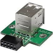 StarTech.com Header Usb 2 Port Adapter Vihreä,Hopeinen