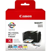 Canon Mustepatruuna PGI-1500XL MultiPack Bk,C,M,Y