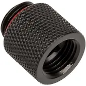 Bitspower G1/4" Carbon Musta IG1/4" Extender-15MM