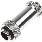 Bitspower Silver Shining Dual G1/4" Adjustable Aqua Link Pipe II (41-69MM)