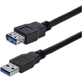 StarTech.com 1m black superspeed usb 3.0 extension cable a to a - m/f