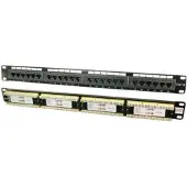 Logilink Patch Panel 19" CAT6 24-Port, Musta (NP0004)